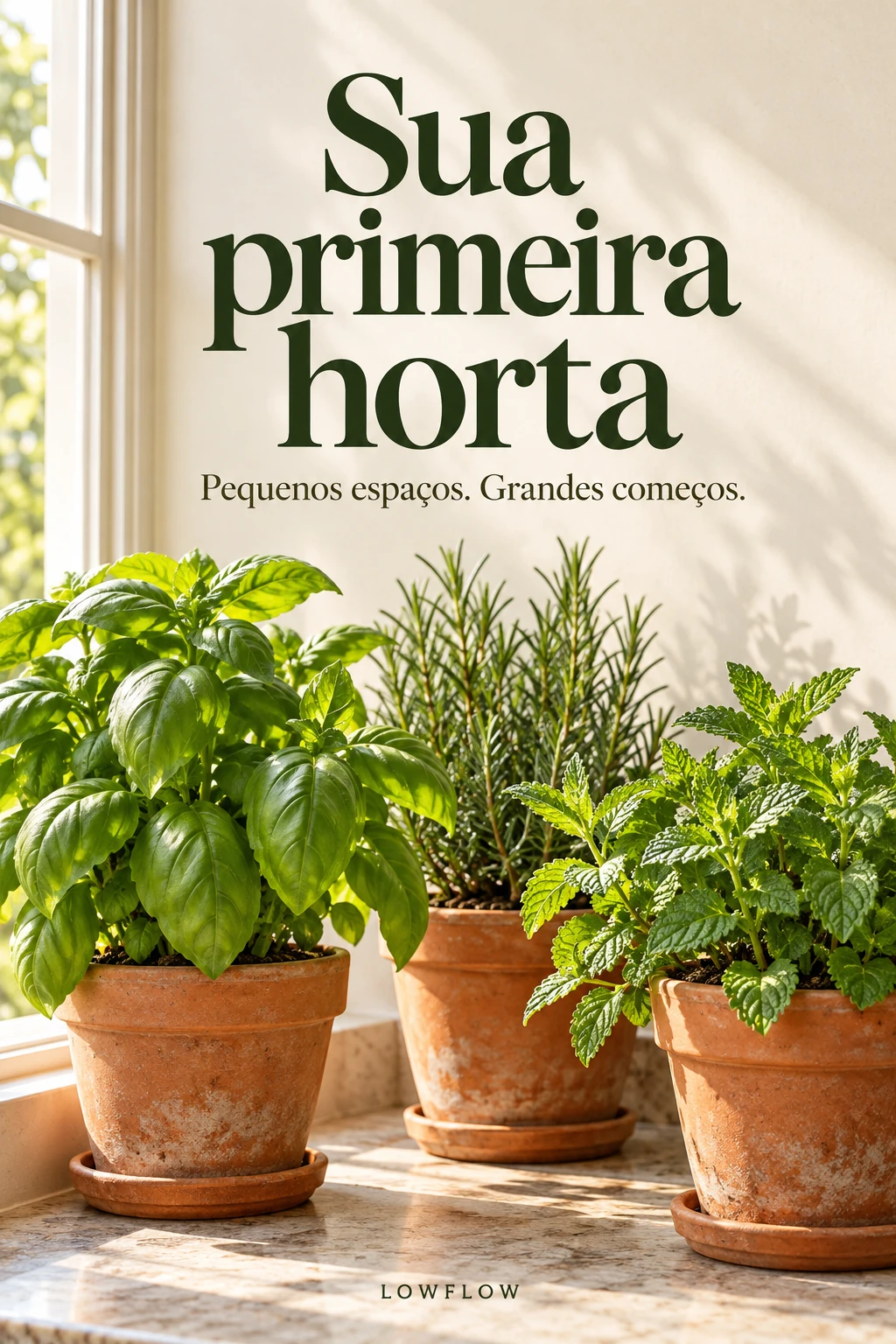 Capa do livro Sua primeira horta